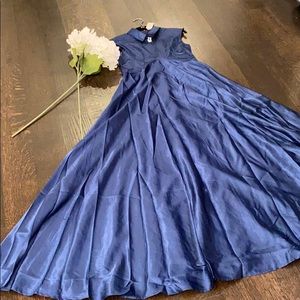 Silk feel dress long maxi dress